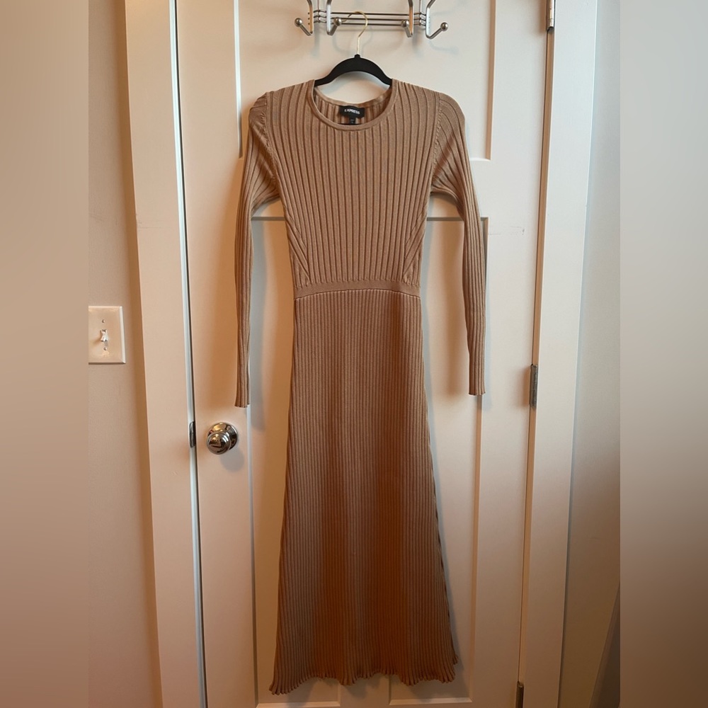 NWOT- Express Ribbed Sweater Dress